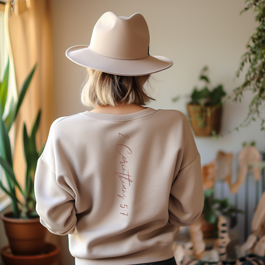 I will walk by faith Crewneck Sweatshirt